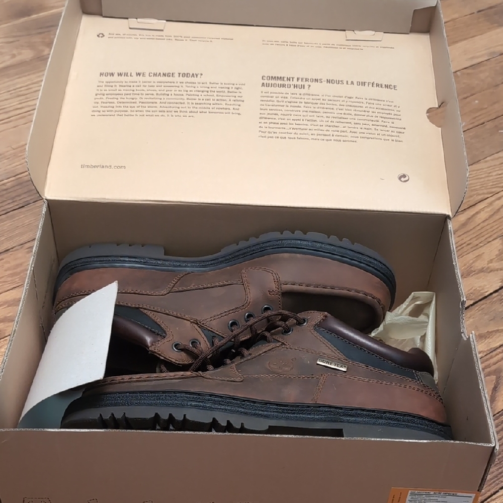 Nib Brown Leather Timberland Shoes